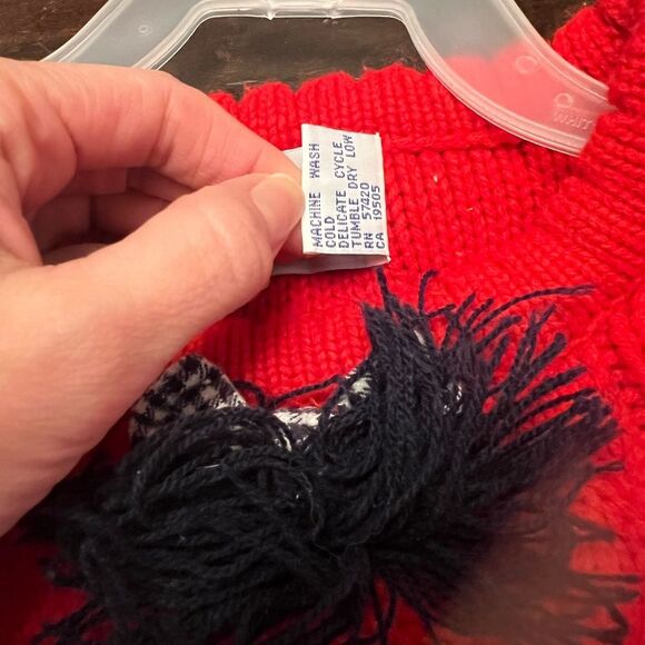 Vintage 1990s Hartstrings Tassel Sweater and‎ Turtleneck Set - Picture 6 of 12